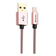 Verbatim Cable 120cm Step-up Charge & Sync Lightning to USB Cable- Rose Gold